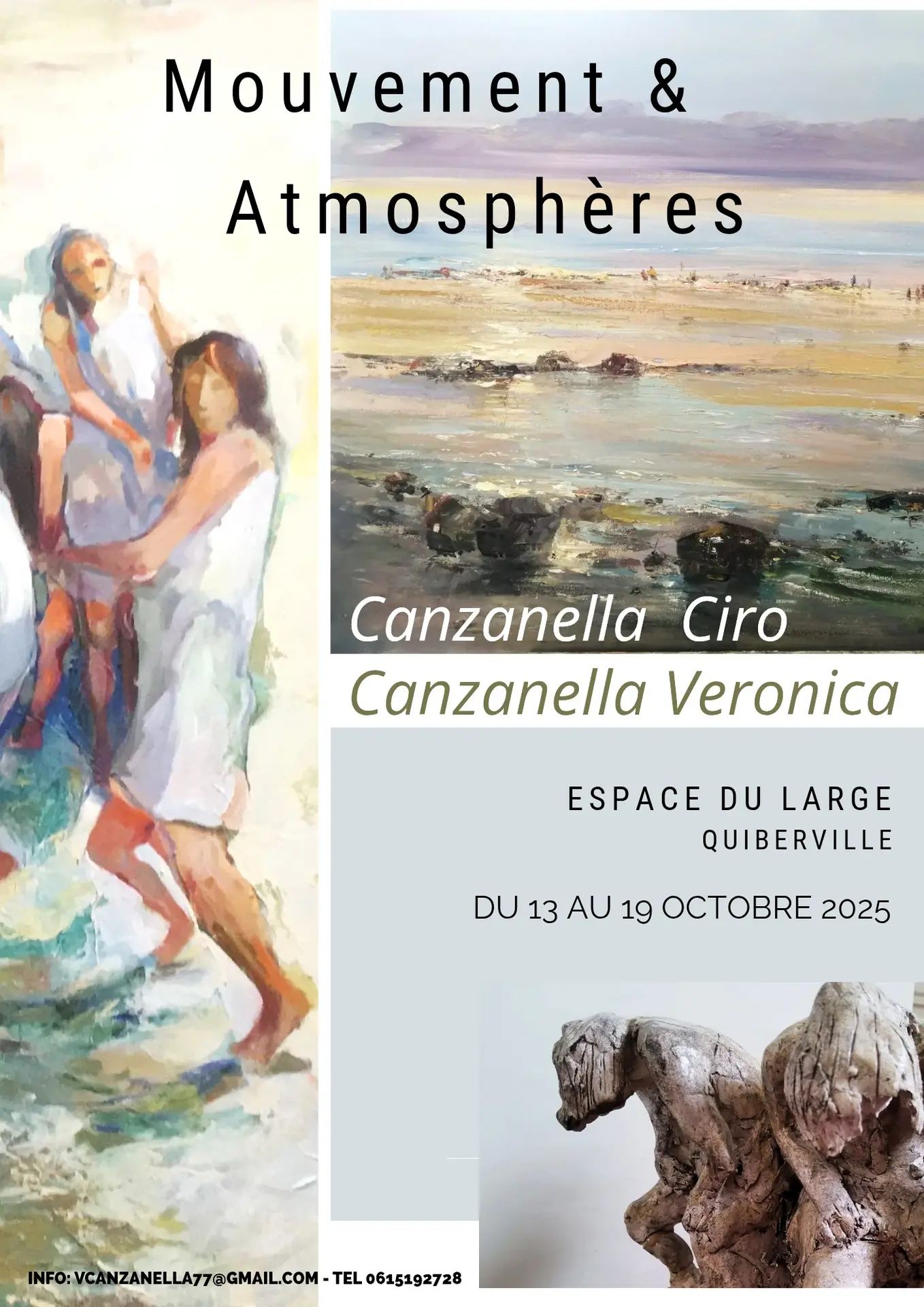 Expo Veronica Canzanella octobre 2025 Quiberville