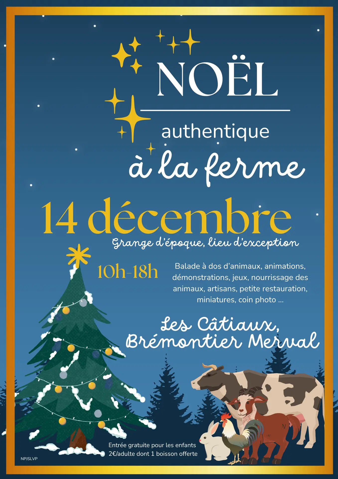 Noel à la Ferme - Brémontier Merval