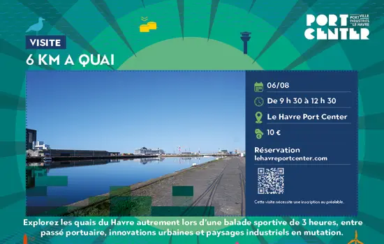 6 km à quai