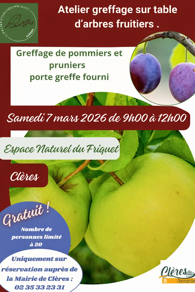 7 mars atelier greffe clères