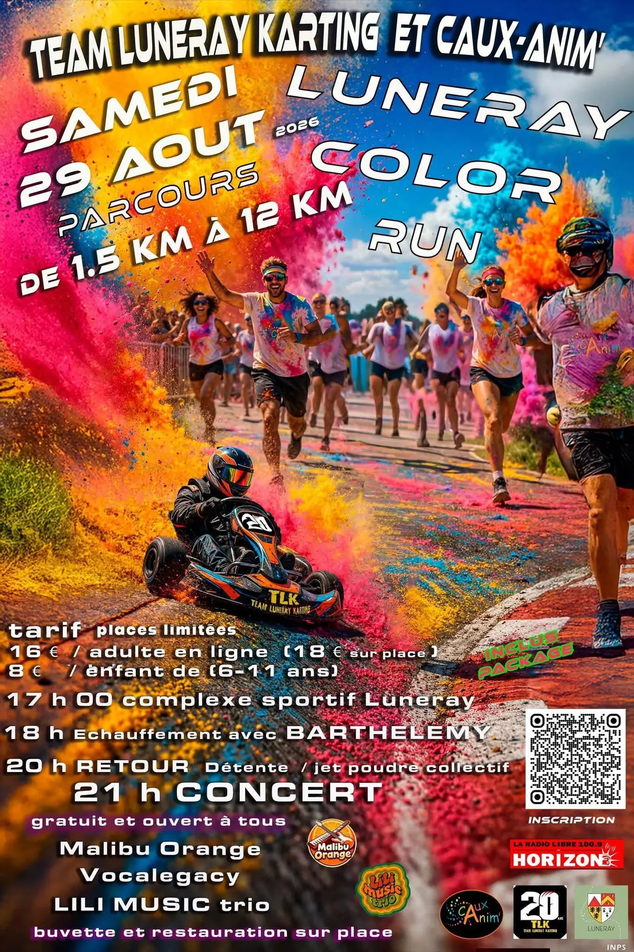 Color run à Luneray