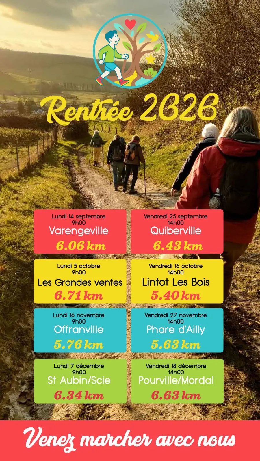 Randonnée à Quiberville