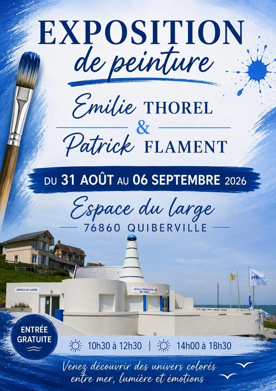 Exposition de peinture à Quiberville-sur-Mer