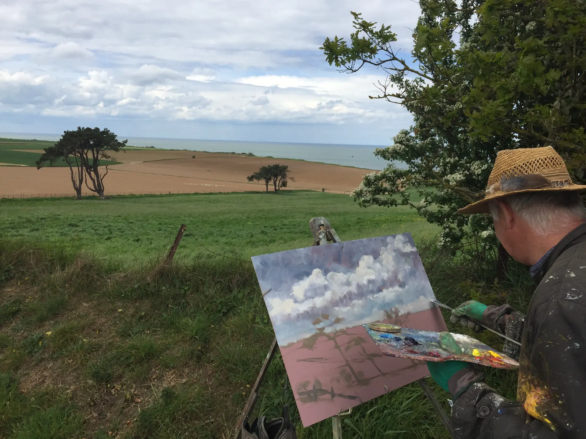 Peintre en plein air