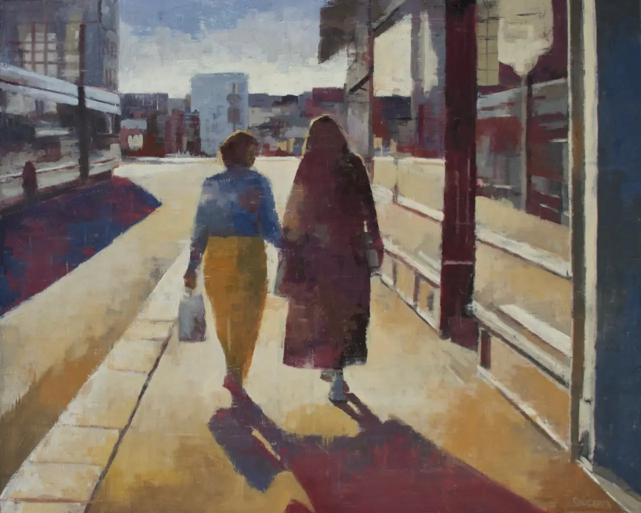 Deux femmes 80 cm x 100 cm