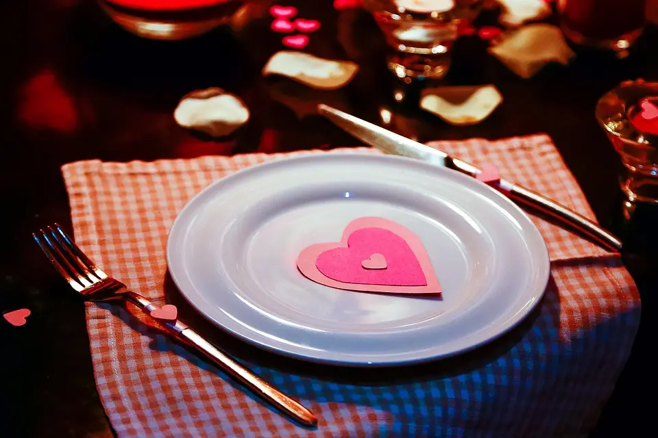 Dîner st valentin