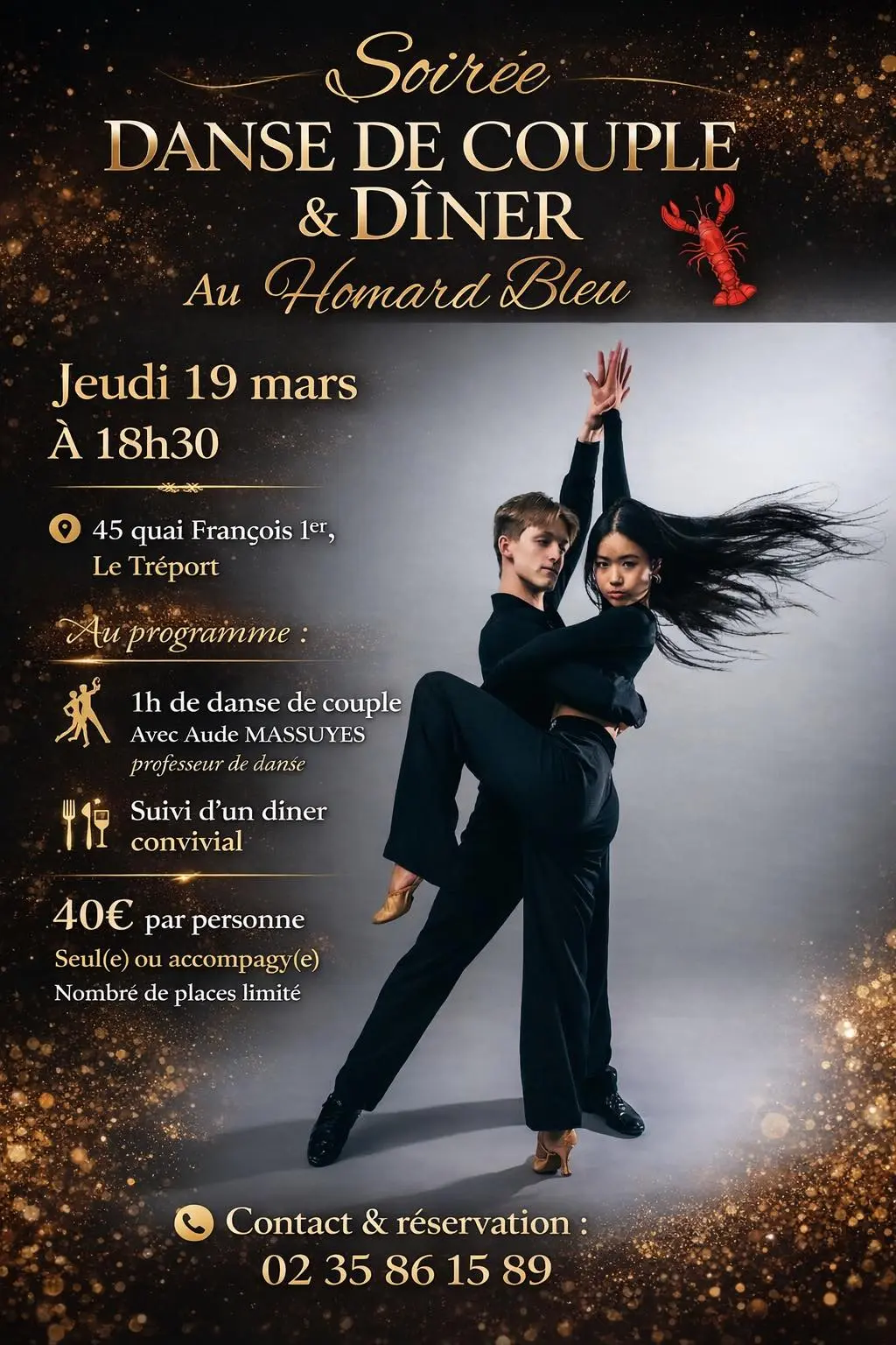 031926 - LE TREPORT - Danse de couple & Dîner