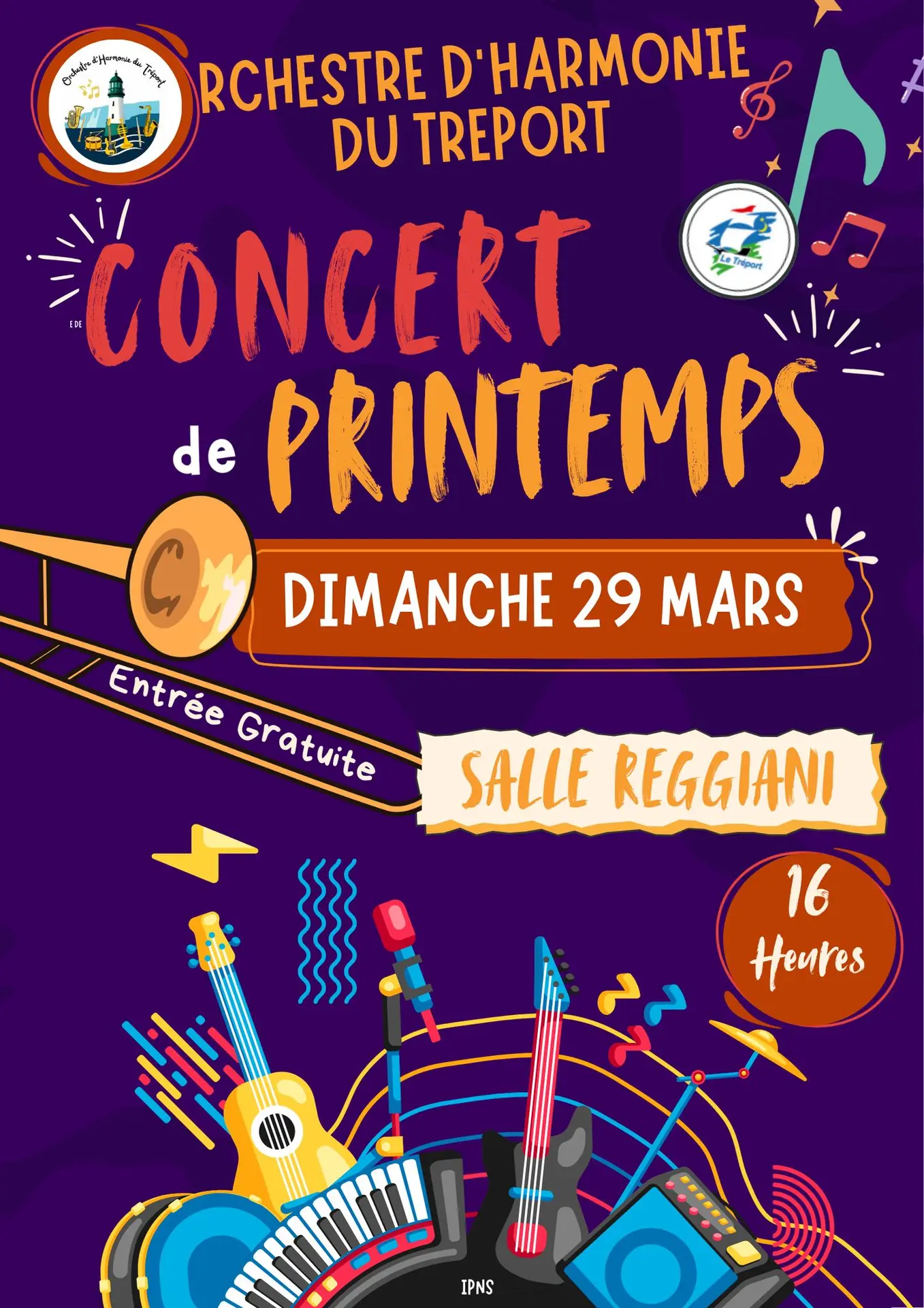 032926 - LE TREPORT - Concert de printemps Harmonie municipale