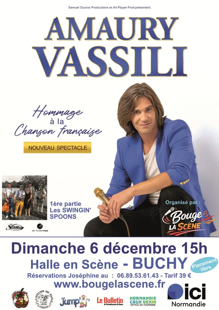 A3 - AMAURY VASSILI - HOMMAGE A LA CHANSON FRANCAISE - HD   DEBORD 1 MM