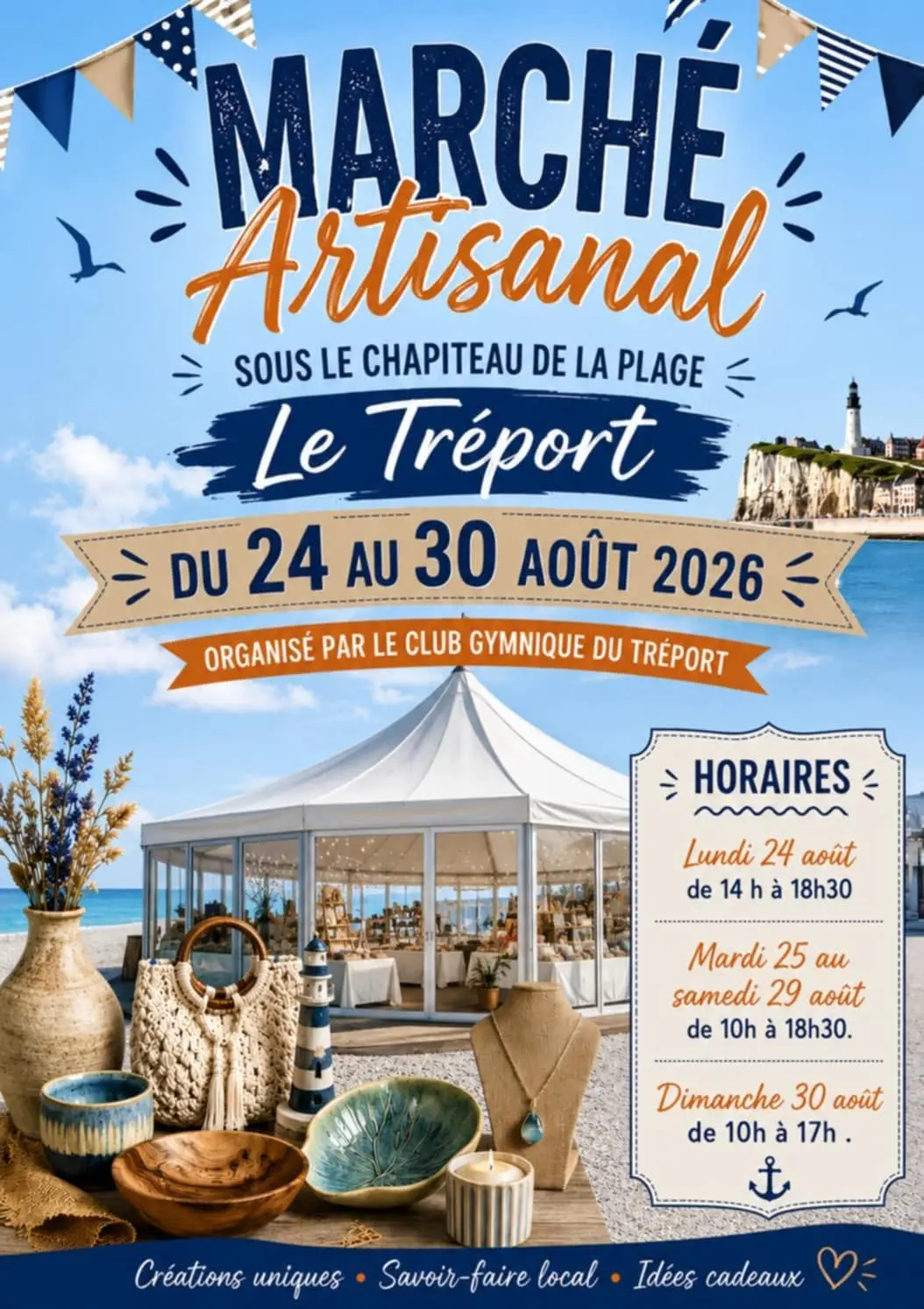 083026 - LE TREPORT - Marché artisanal