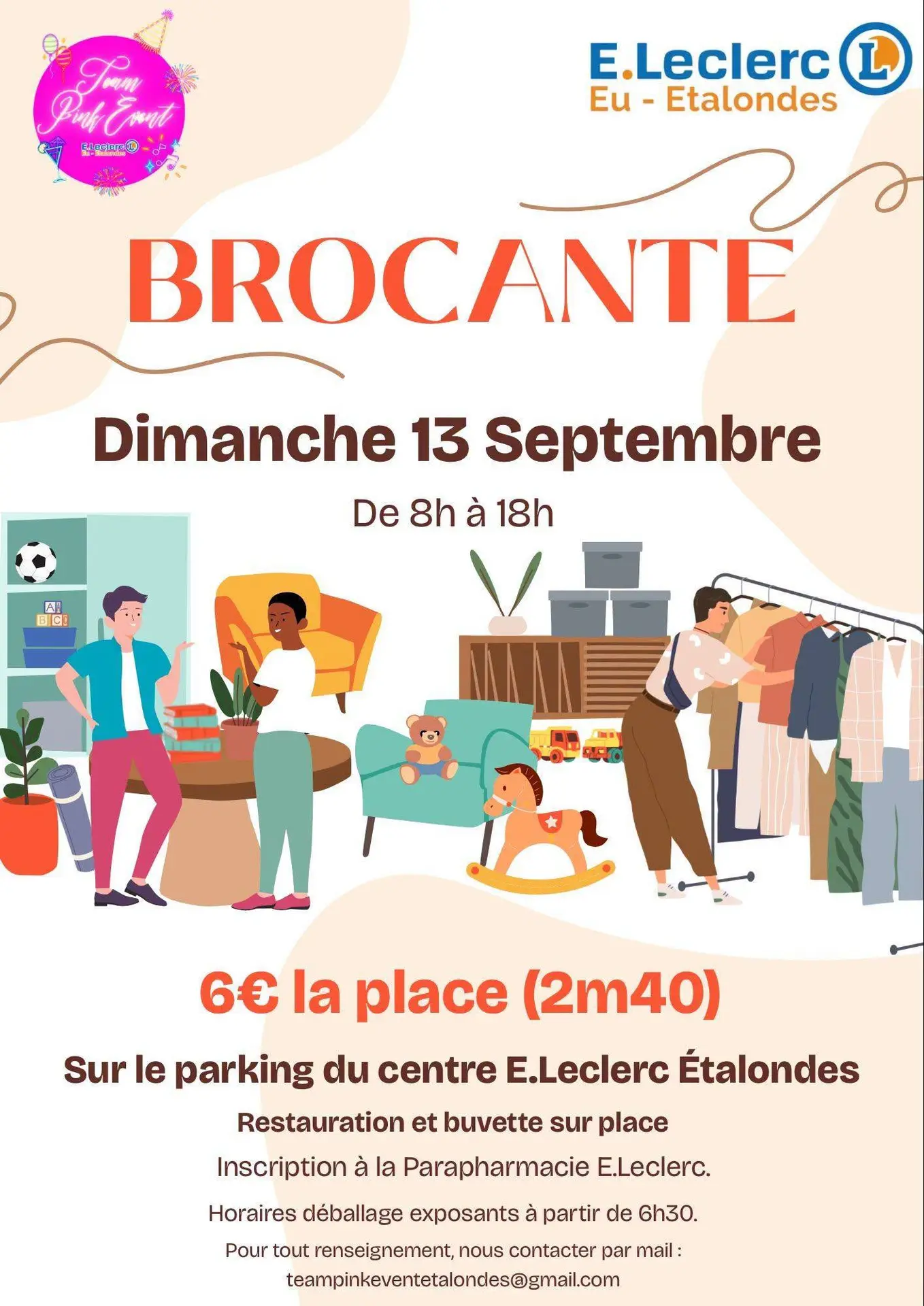 091326 - ETALONDES - Brocante