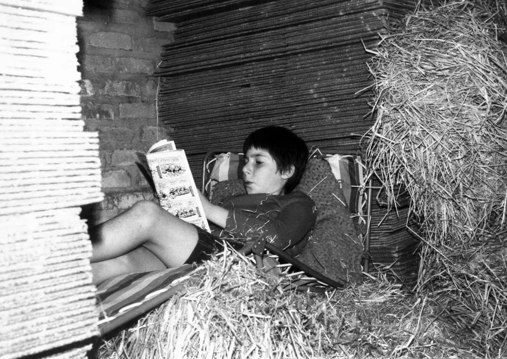 Franck Sainte-Martine a╠Ç la, SEMAC, Oissel, 1970 ca