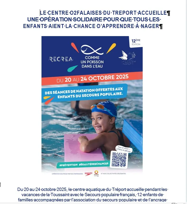 102425 - LT - COMME UN POISSON DANS L EAU