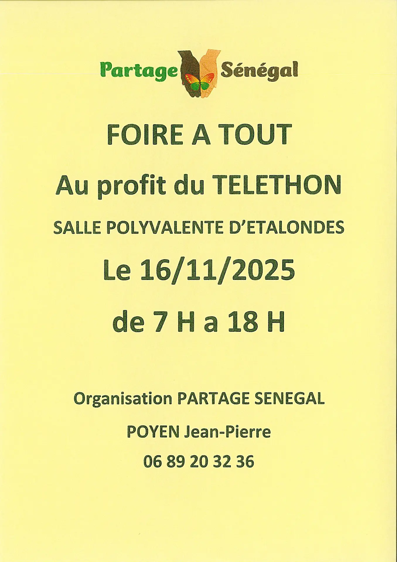 111625 - ETALONDES - Foire à tout