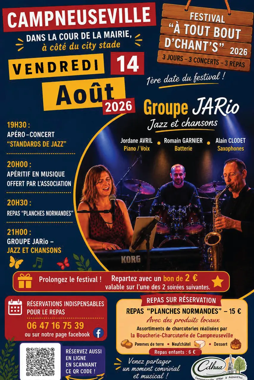 14 août - Affiche - Fête de Campneuseville 2026