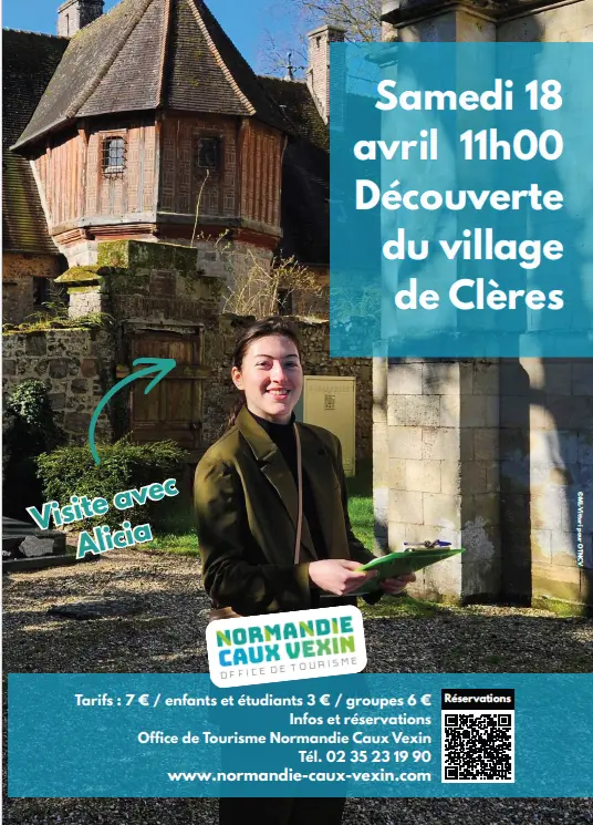 18 04 Visite guidée clères