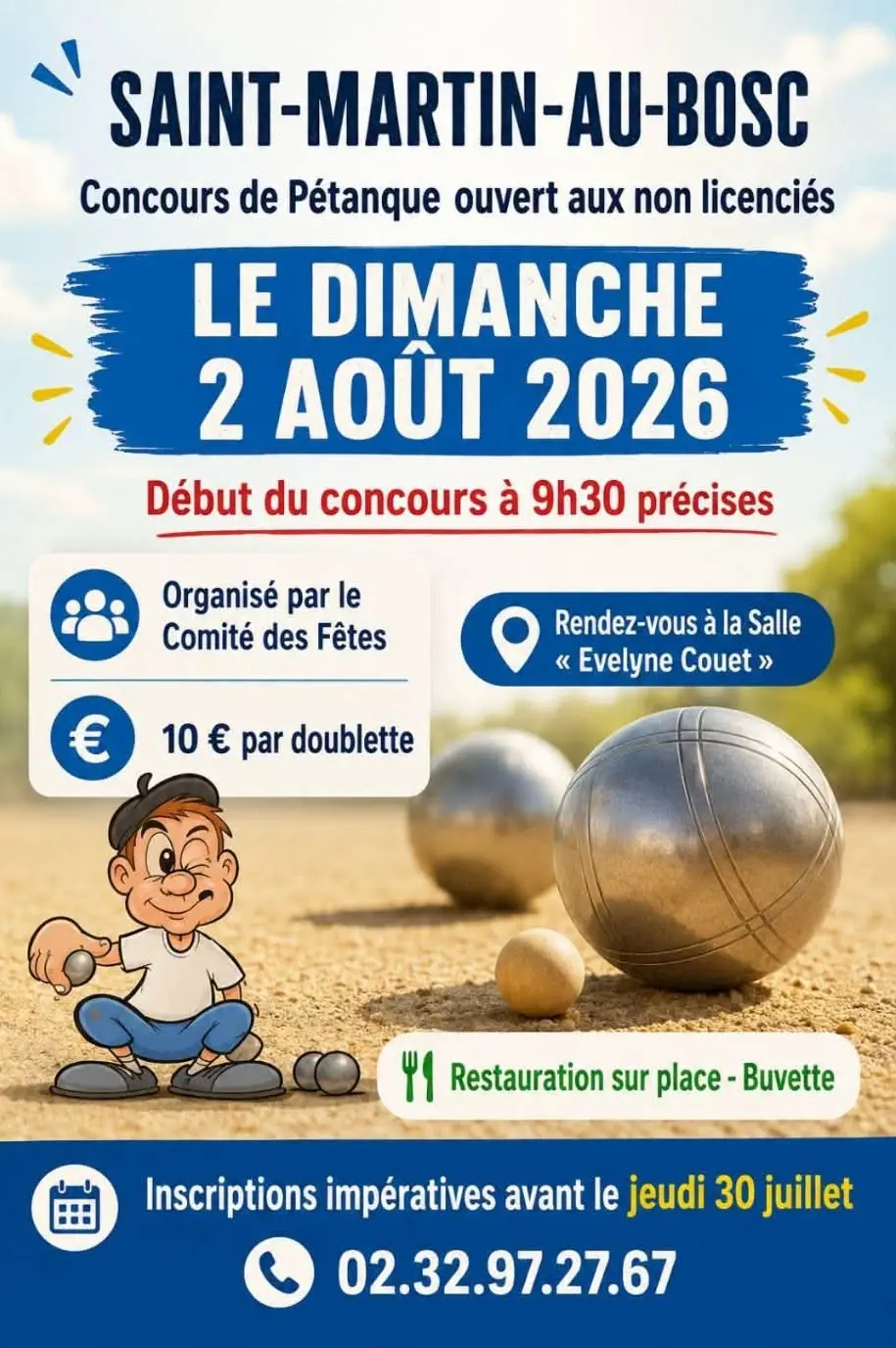2 aout - Petanque st Martin au Bosc