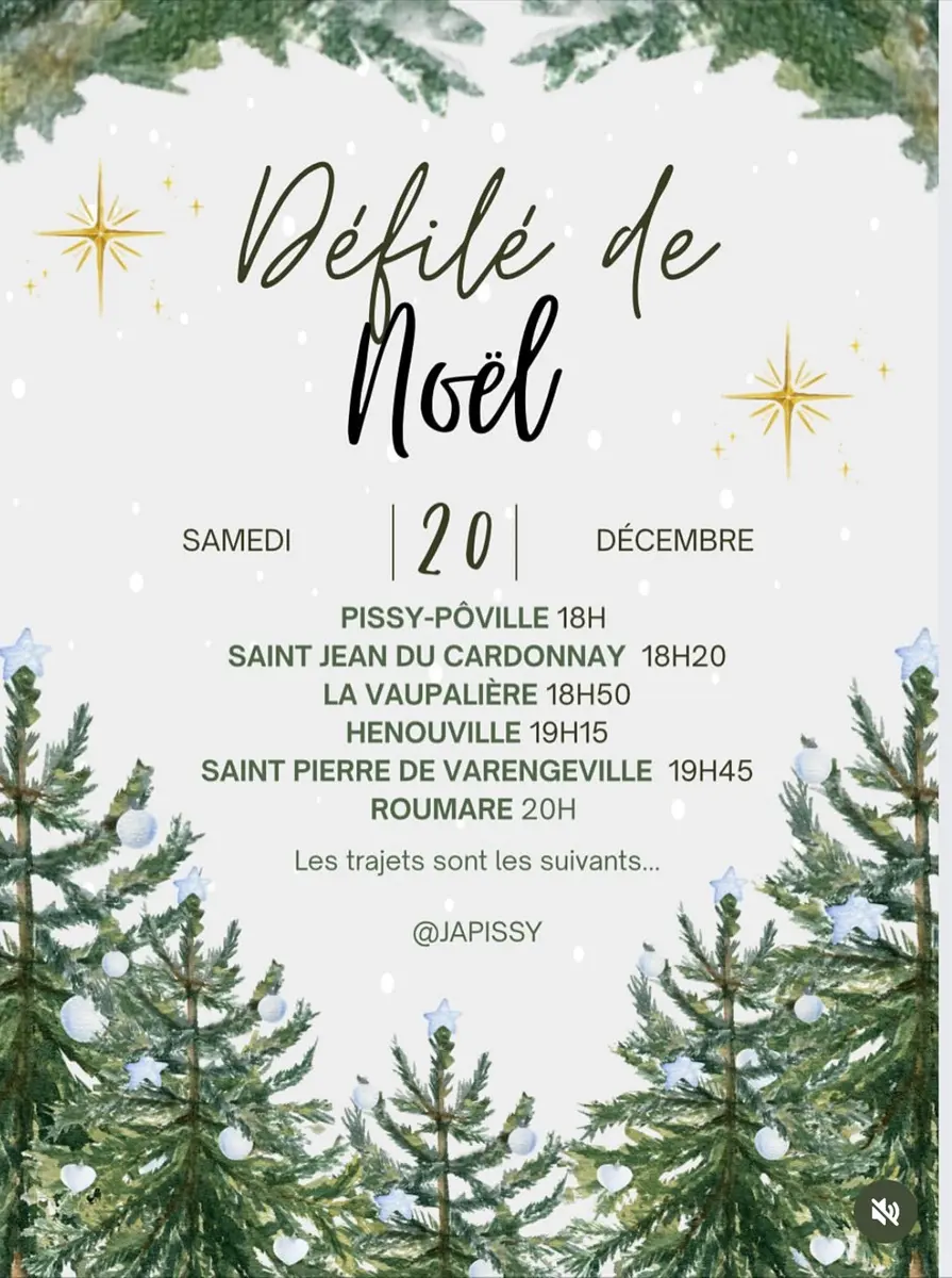20 12 défilé de tracteurs noel pissy poville