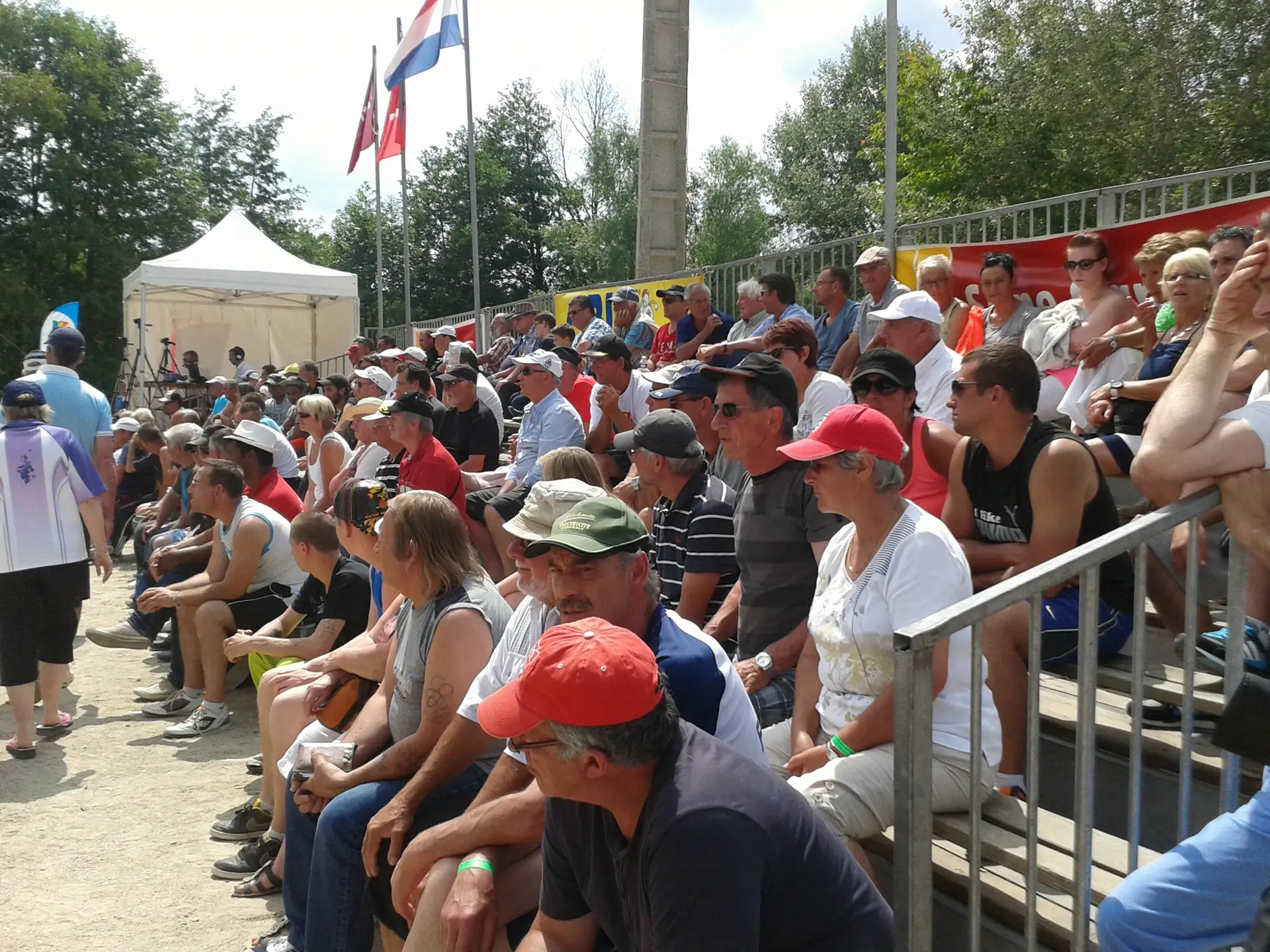 Tribunes pétanque