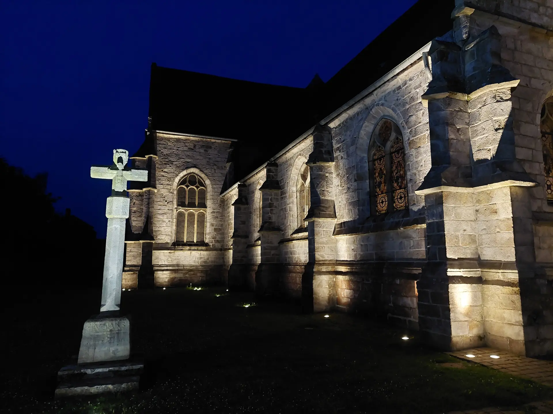 Pierres en Lumières à Offranville - Église Saint-Ouen