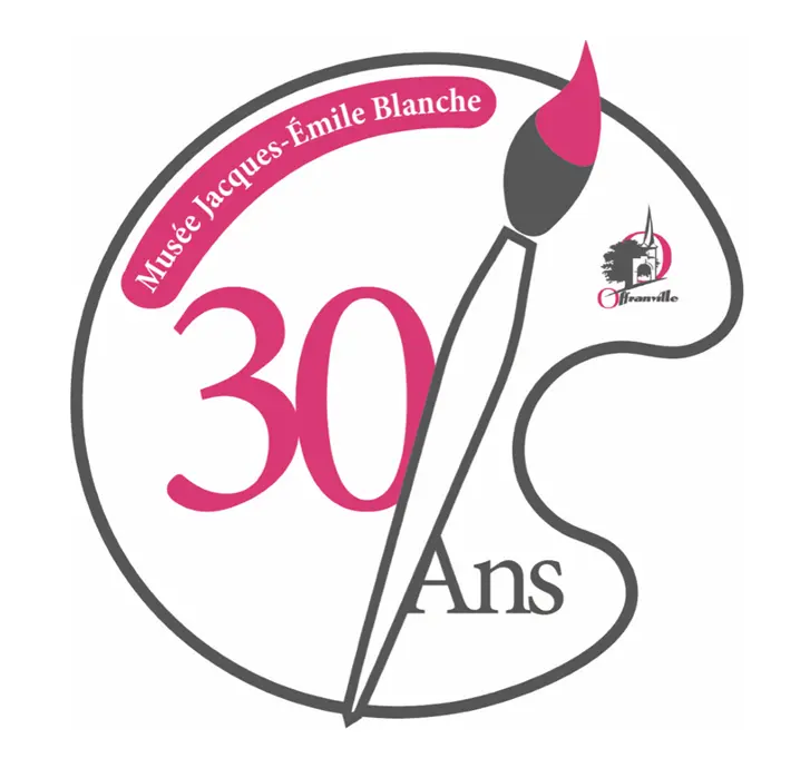 LOGO des 30 ans du Musée Jacques-Émile Blanche d'Offranville