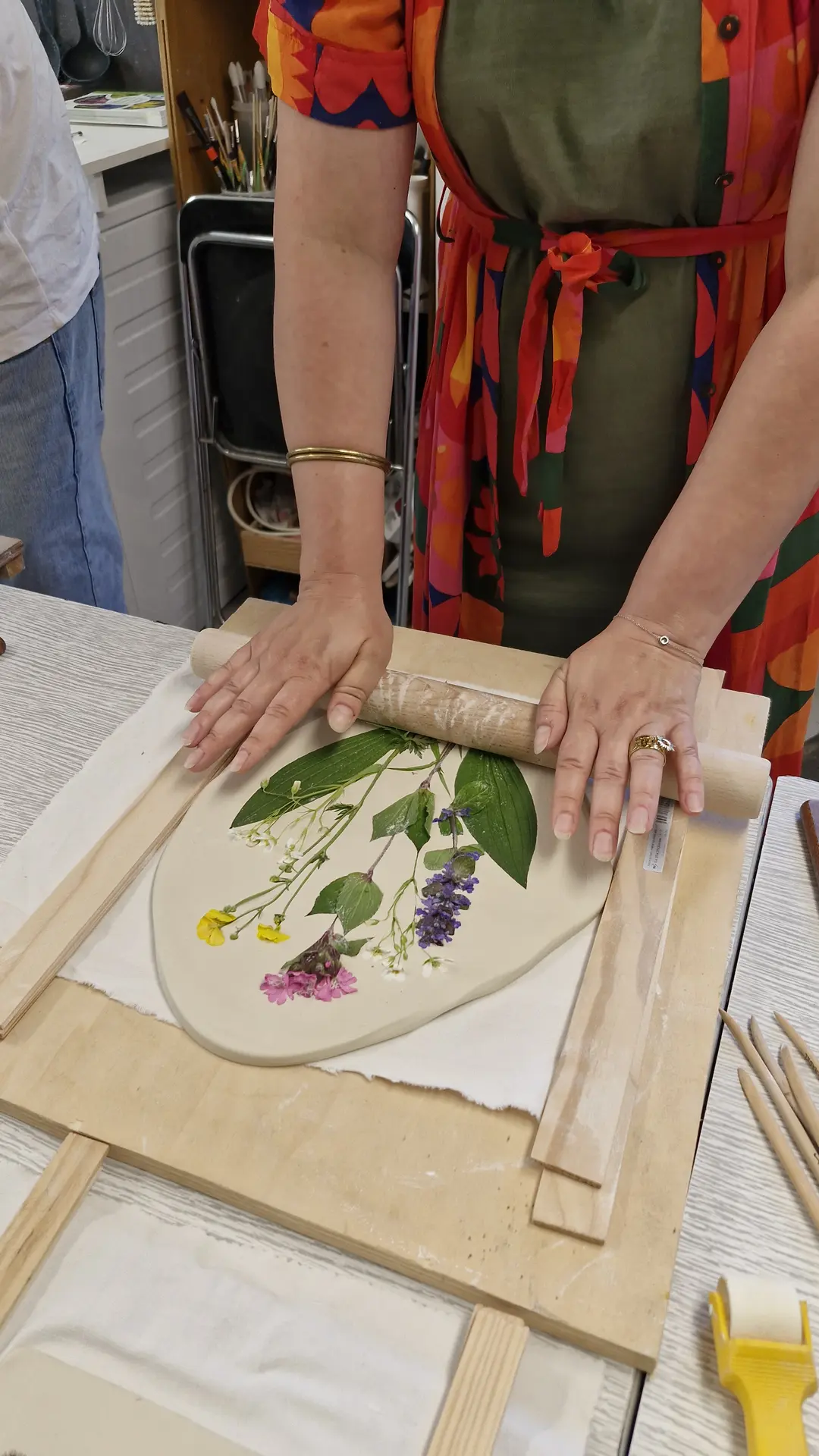 Atelier dessous de plat en porcelaine