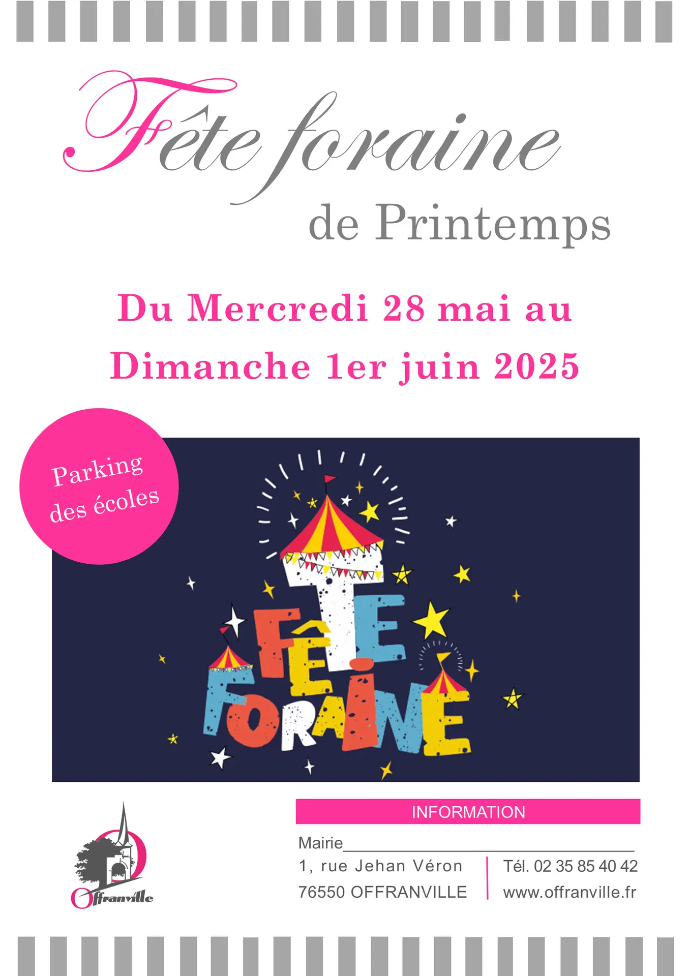 AFFICHE_Fête_Foraine_Printemps_Offranville_2025