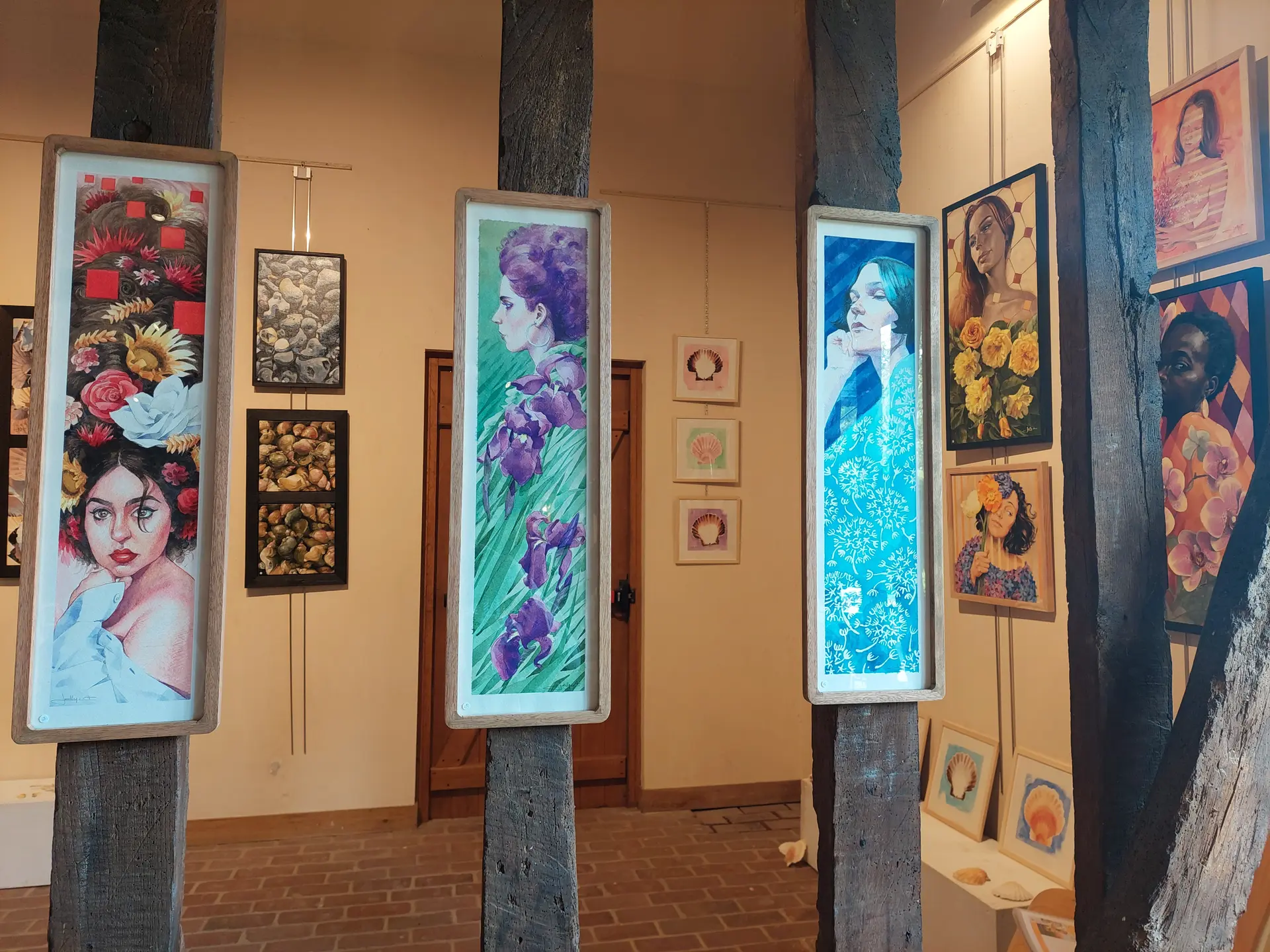 Exposition de Anne JOLY, Nathalie PETIT et Marie-Christine SERGENT à Offranville