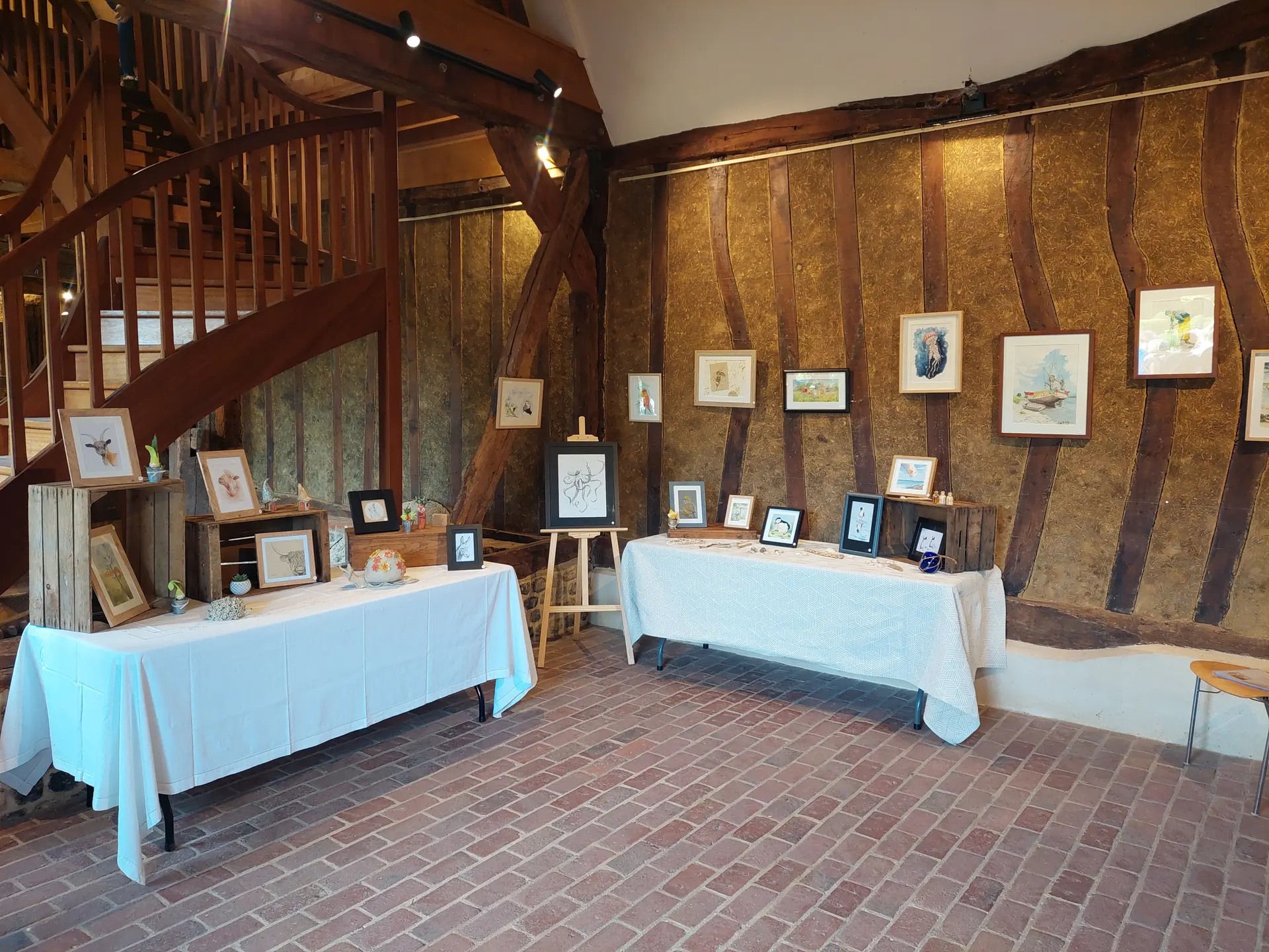 Exposition de Anne JOLY, Nathalie PETIT et Marie-Christine SERGENT à Offranville