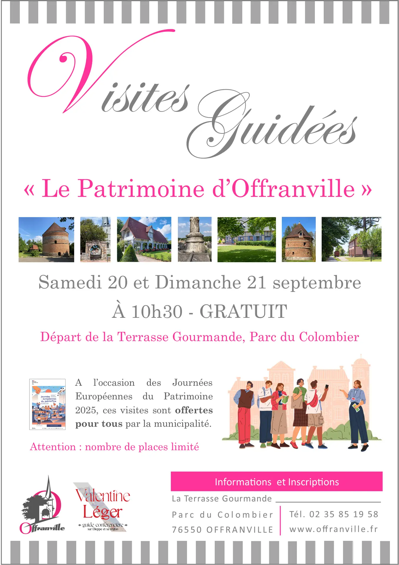 AFFICHE_Visites_Guidées_Journées_Patrimoine_Offranville_2025