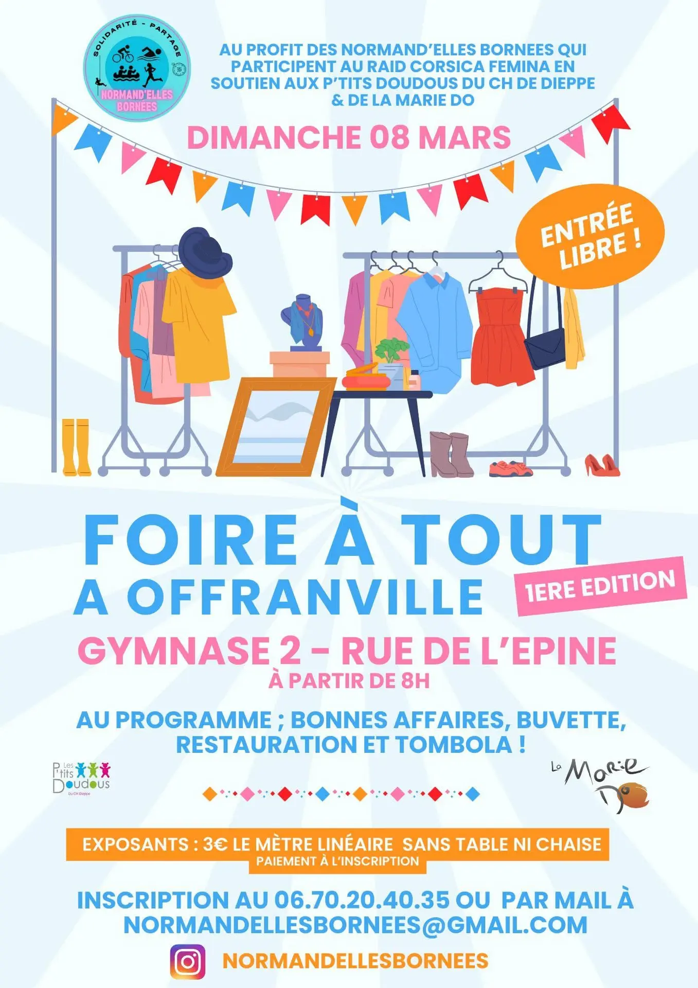 AFFICHE_Foire_A_Tout_NormandellesBornées_Offranville