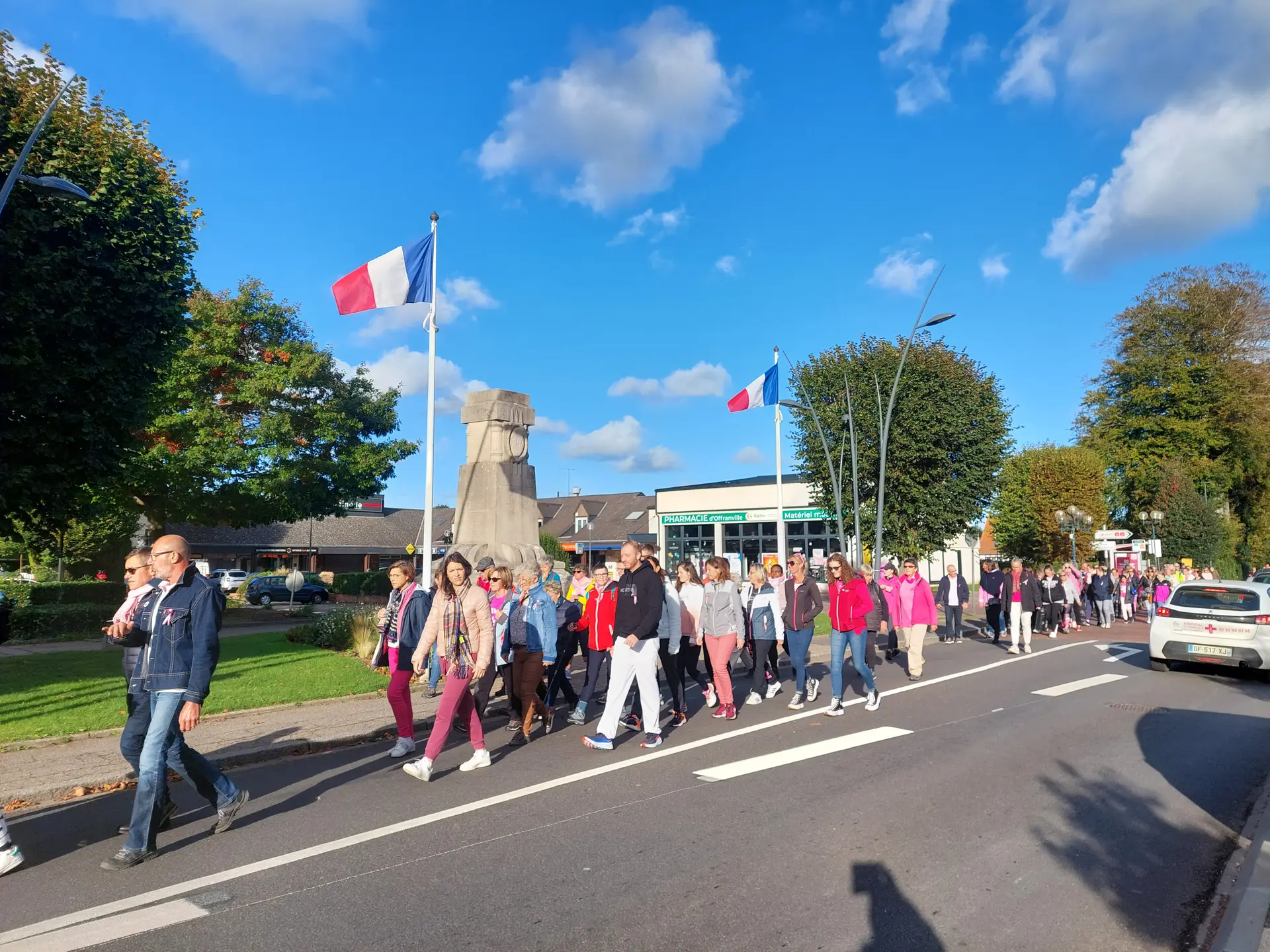 Marche Rose à Offranville