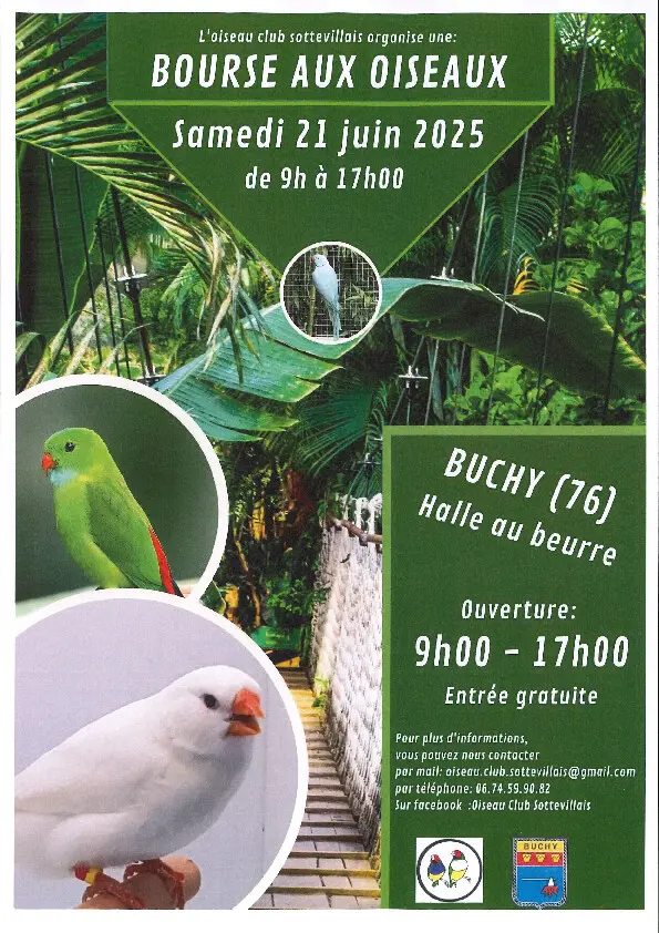 21 juin buchy bourse aux oiseaux ( à voir si on publie en fma)