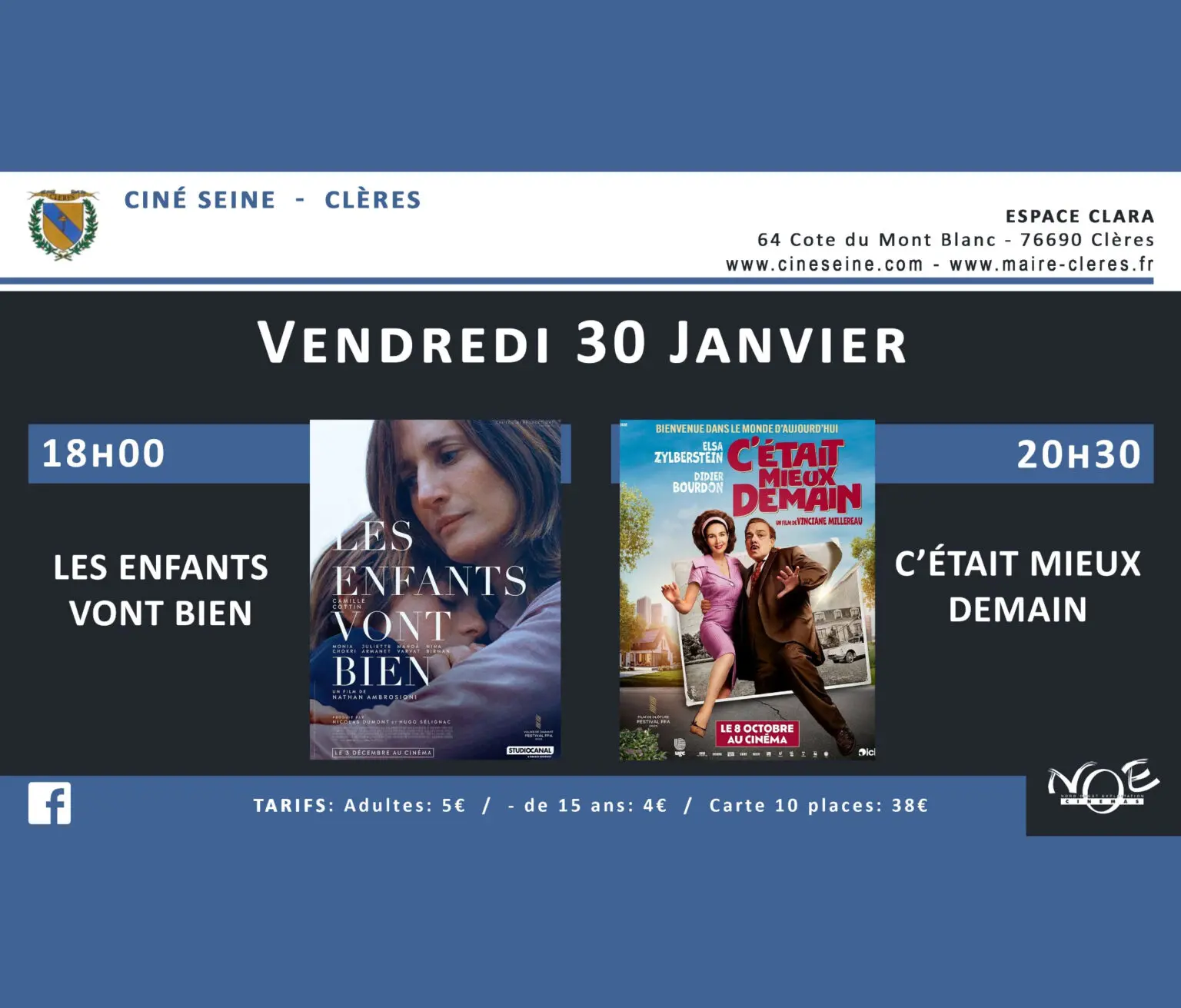 30 01 clères ciné seine