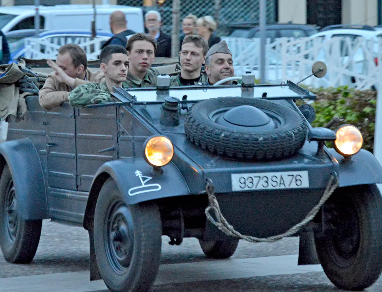 Déambulation des 80 militaires