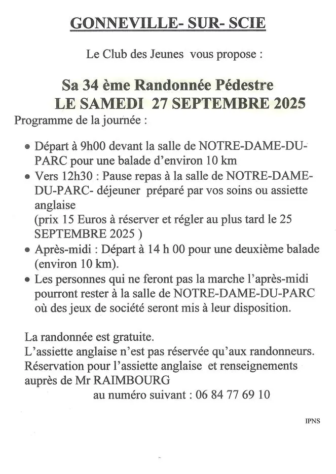 34ème randonnée Gonneville-sur-Scie