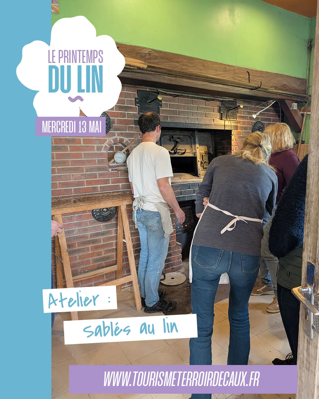 Ateliers sablés au lin
