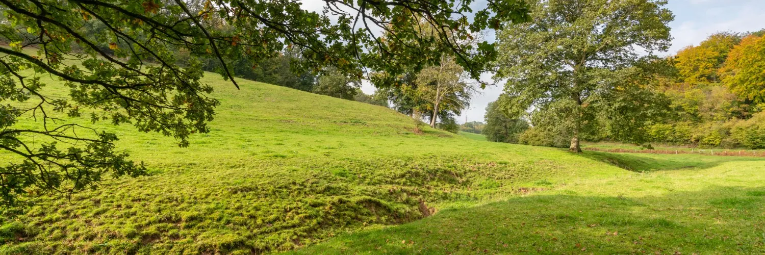 A vélo dans la campagne