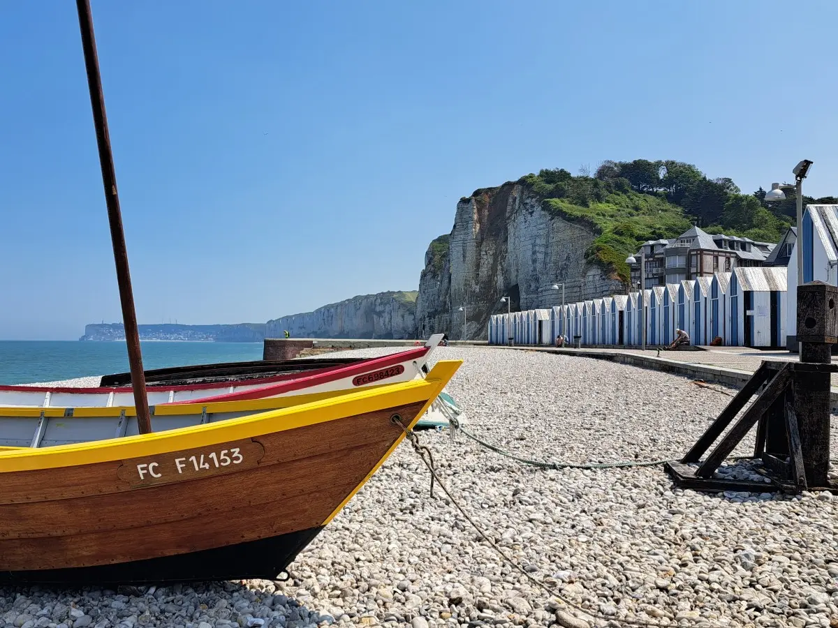 La plage de Yport