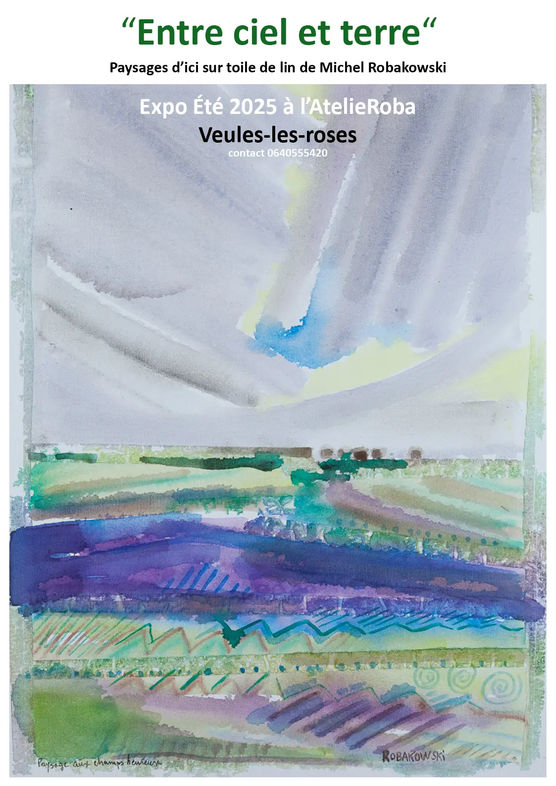 A3 EXPO 25 Paysage aux champs heureux copie