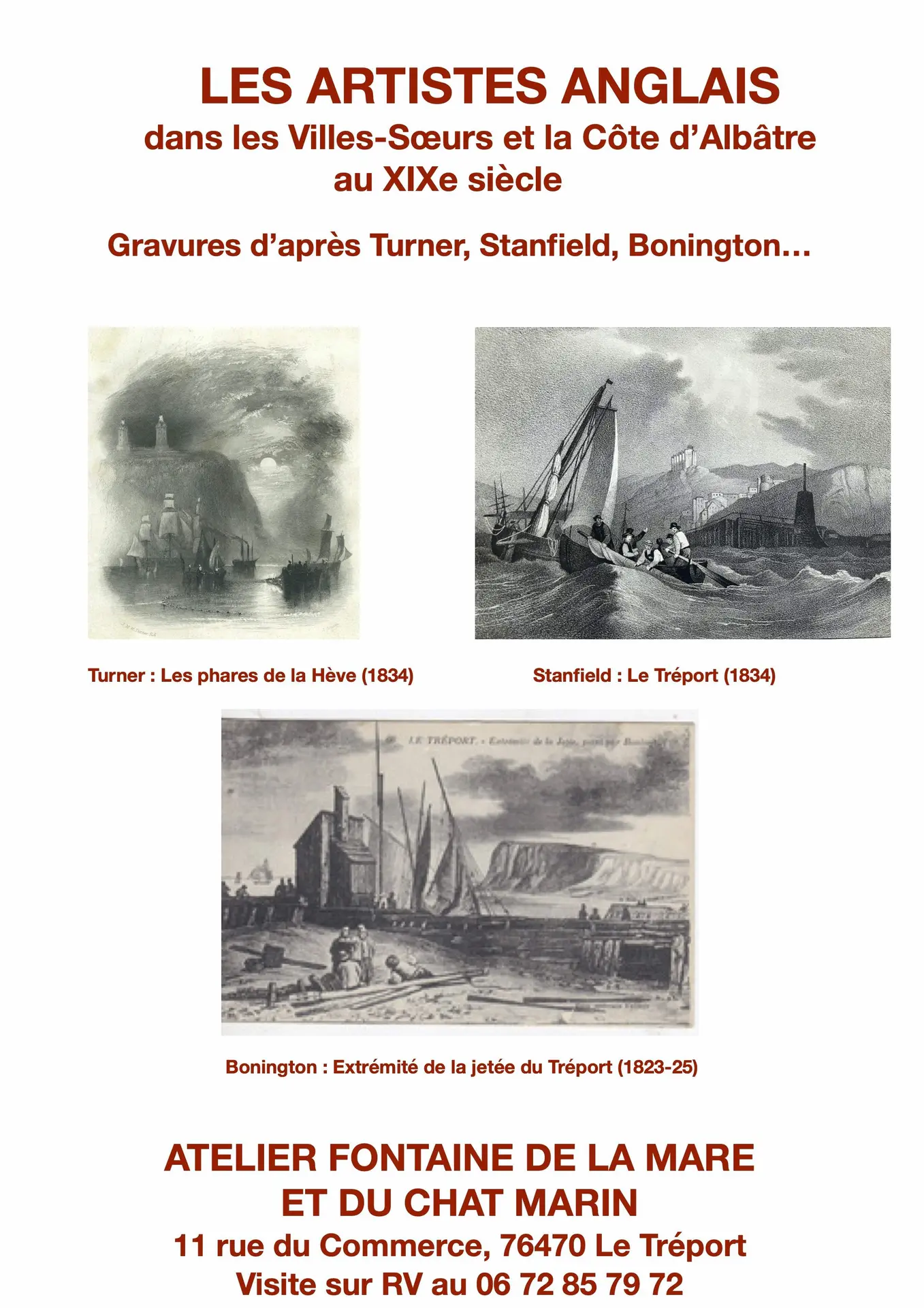 AFFICHE LES ARTISTES ANGLAIS 1