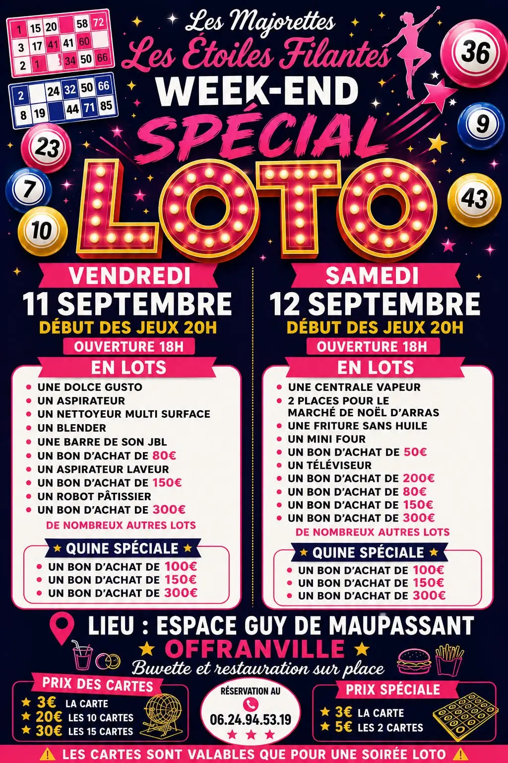 Affiche - Lotos 2026 des Majorettes d'Offranville
