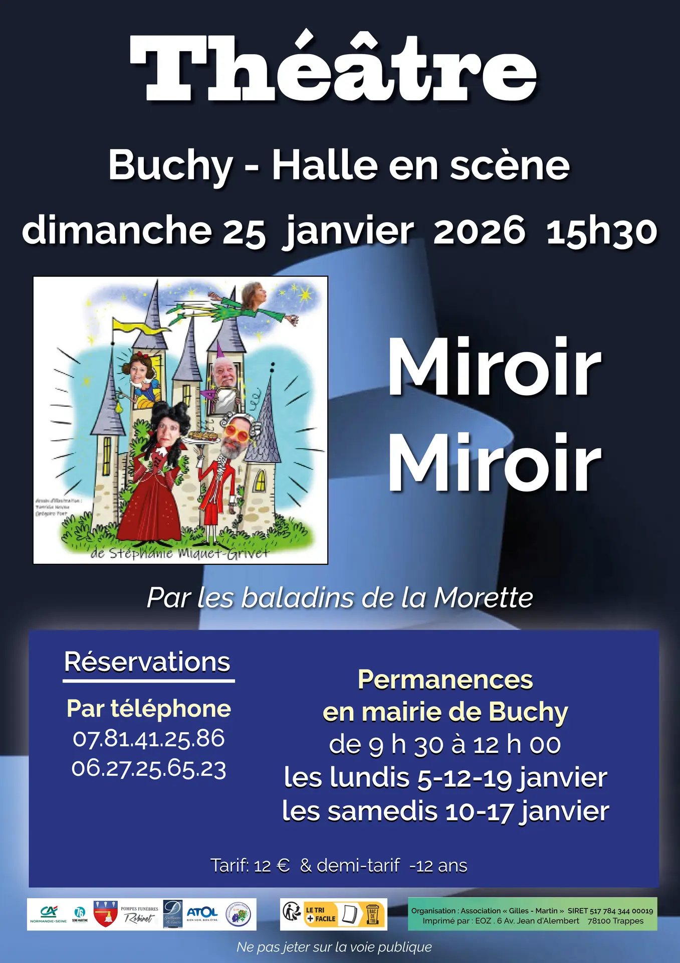 Affiche A4 Miroir spirale reduite GIMP