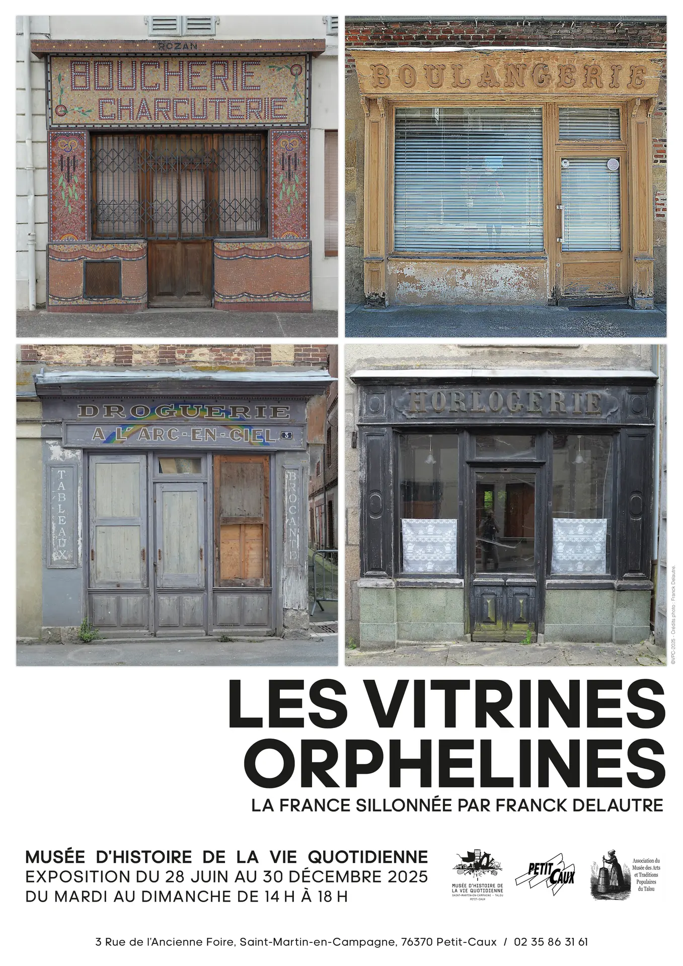 Affiche de l'exposition Les Vitrines Orphelines