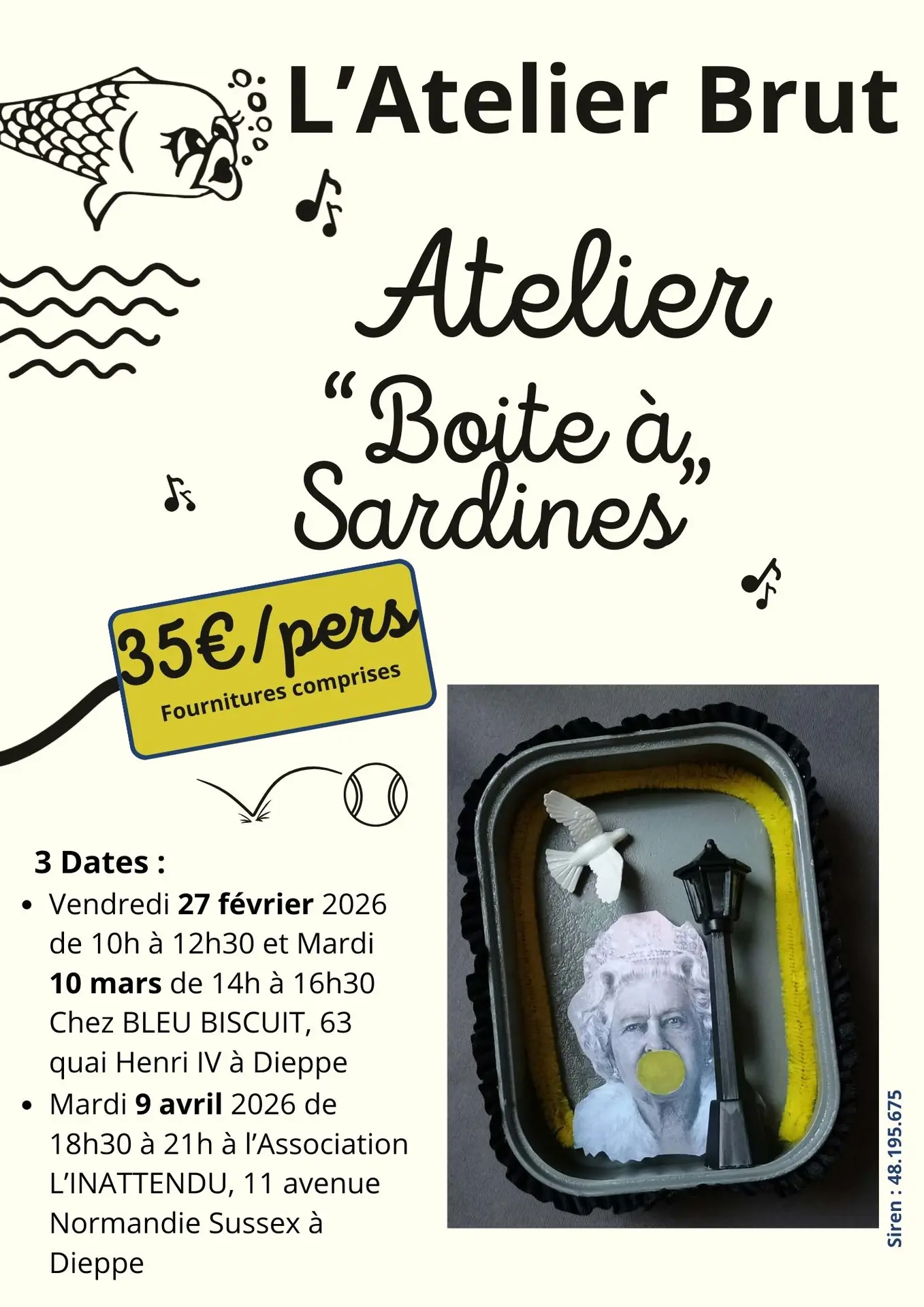 Atelier Boite à Sardines