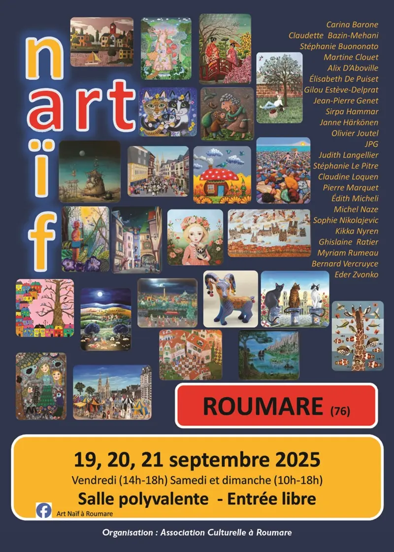 Affiche Art Naïf Roumare 2025