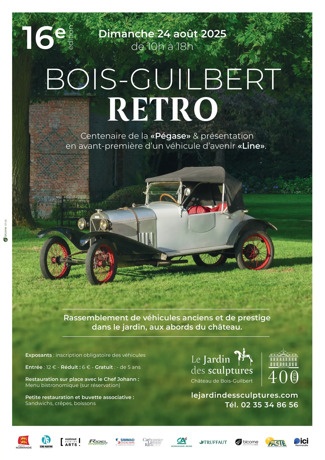 Affiche-Bois-Guilbert-Rétro-16e édition-24-08-2025