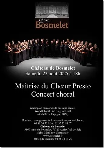 Affiche Choeur Presto Bosmelet