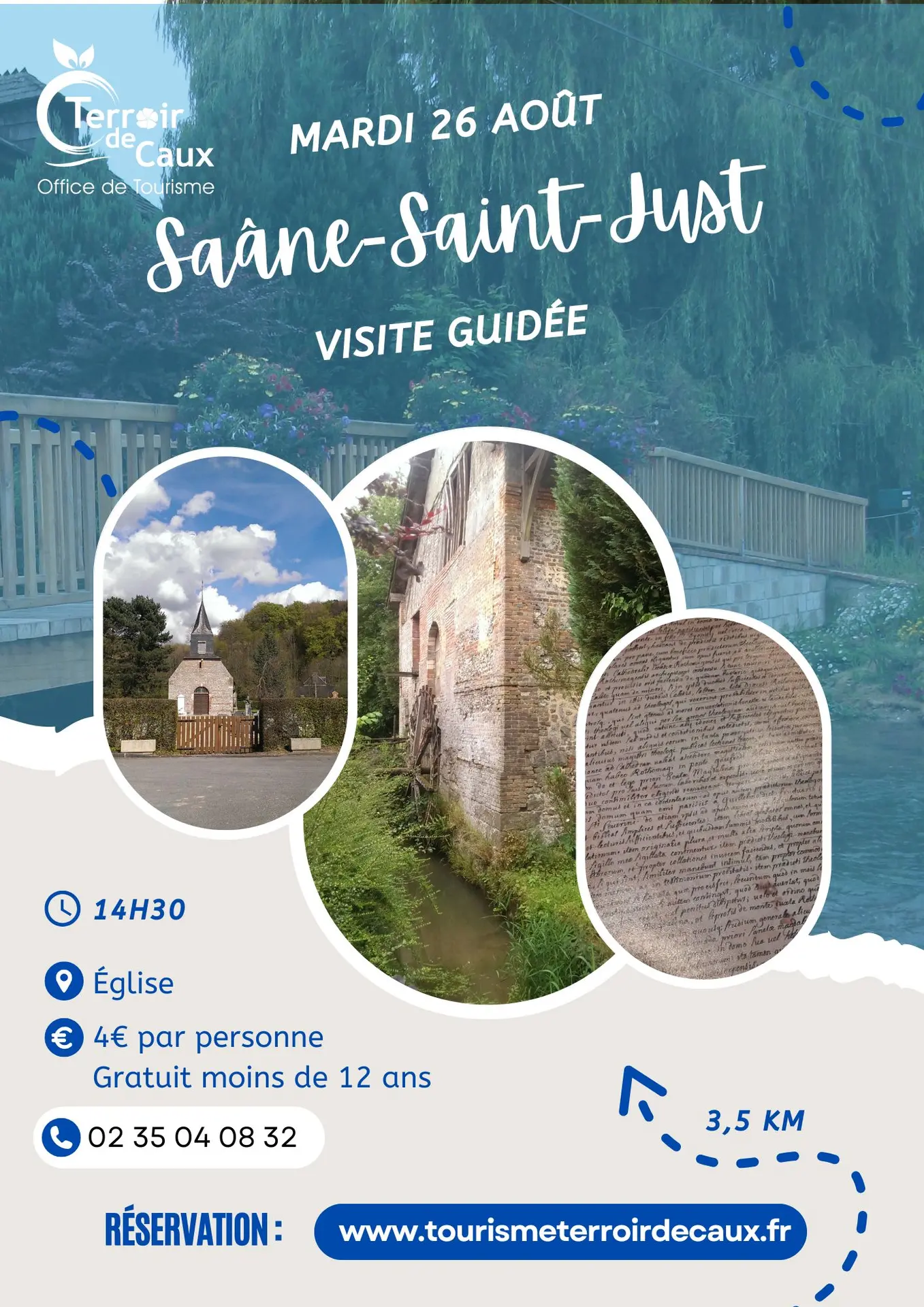 Visite guidée de Saâne Saint-Just 26.08.25