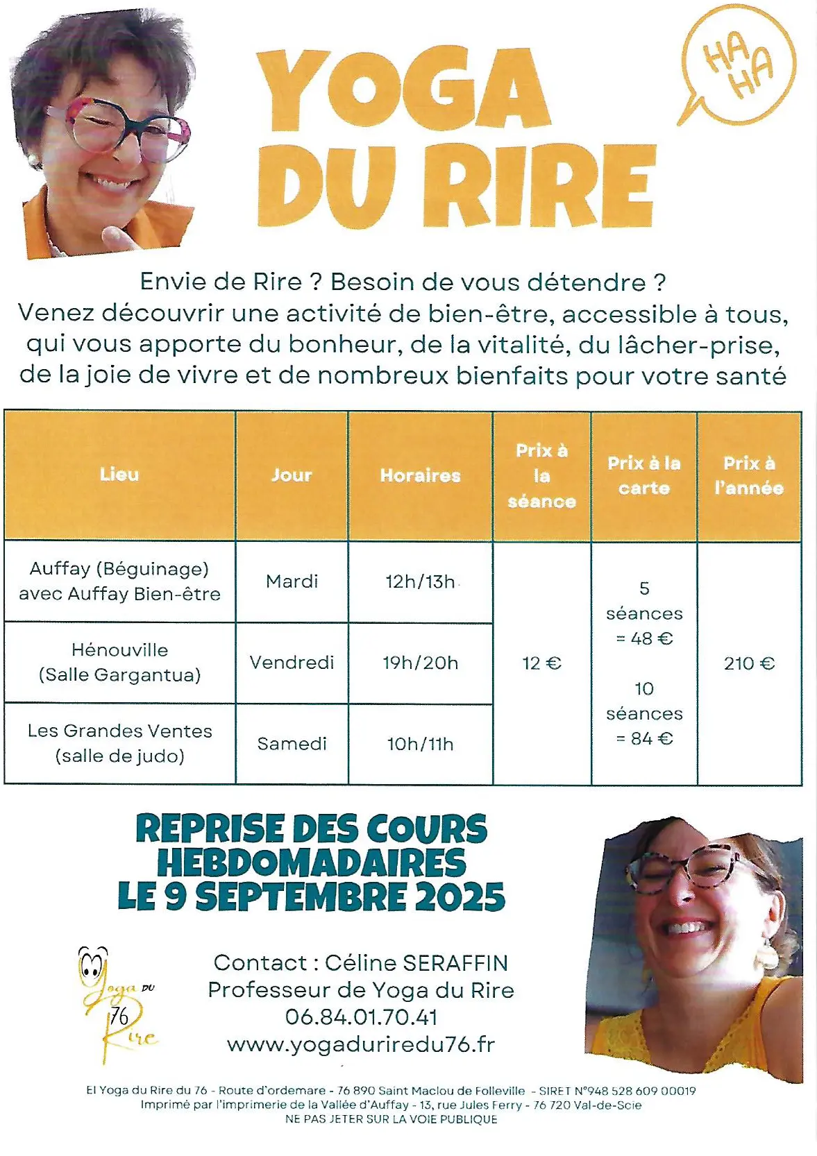 Affiche Yoga du rire